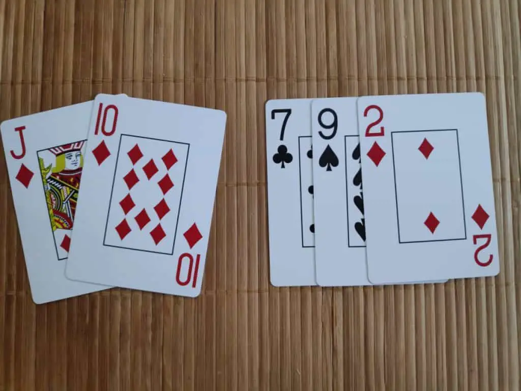 two overcards and a gutshot straight draw