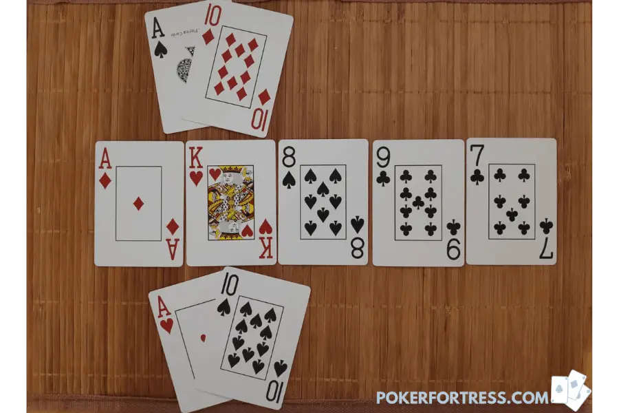 Texas Holdem Flush Tie