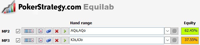 Perbandingan ekuitas AQ vs KJ