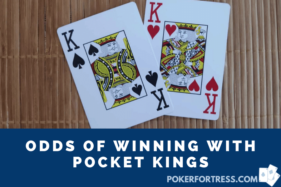 Odds of winning with pocket kings (KK)