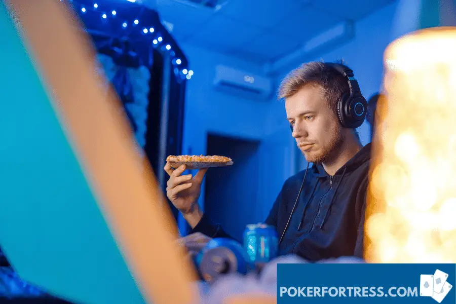 meninggalkan turnamen poker online