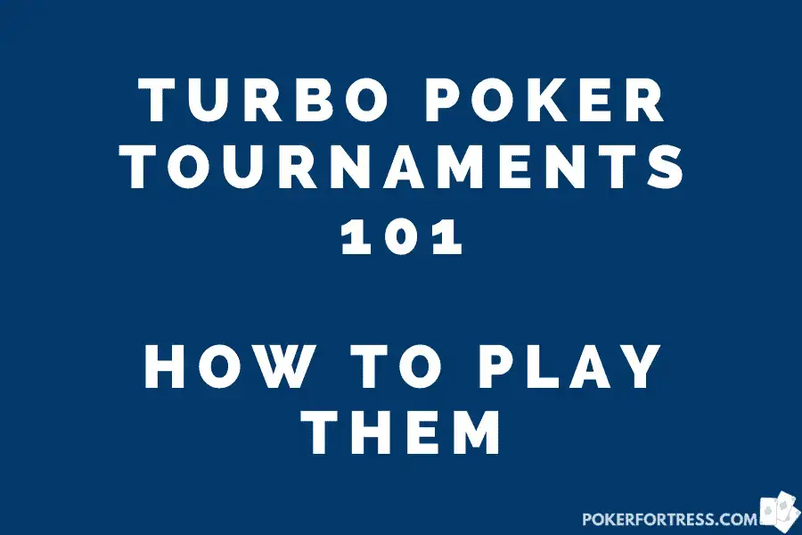 how turbo poker tournaments work