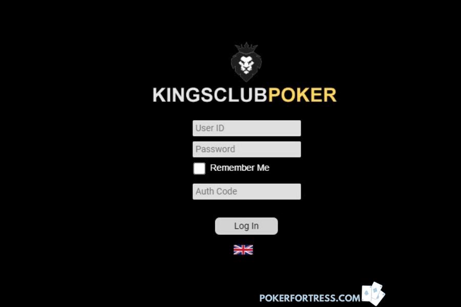 mysterious main page of kingsclubpkr