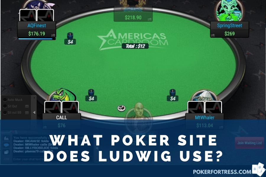 what poker sites does ludwig use