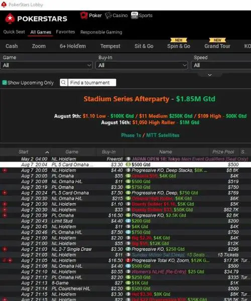 Texas Holdem Tournament Payout Structure