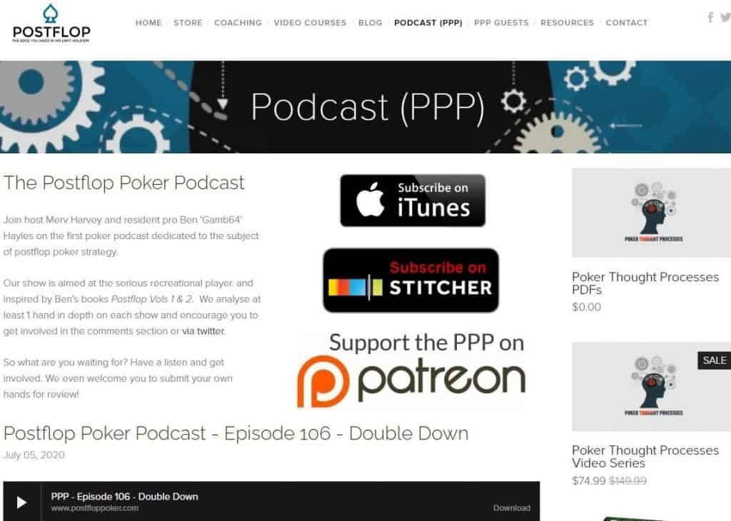 Postflop poker podcast