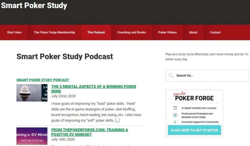 Smart Poker Study podcast.