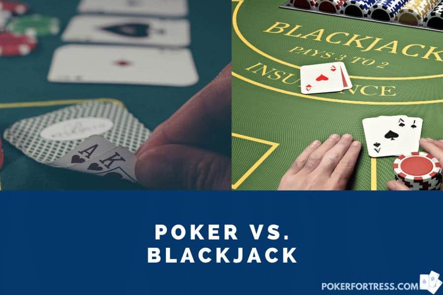 poker vs blackjack odds to win