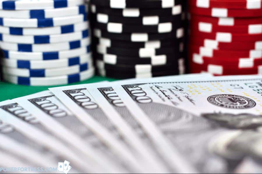 Making money in poker.