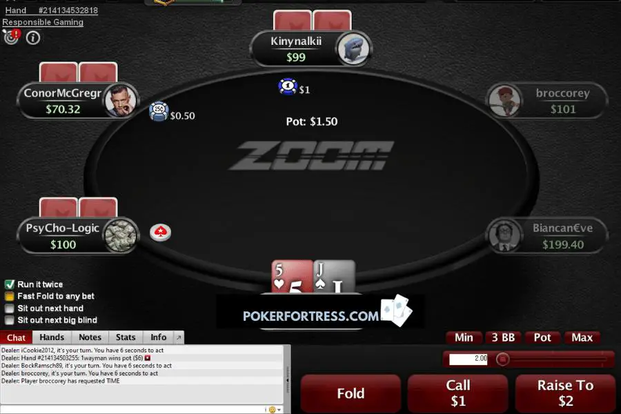 1 tabling on PokerStars