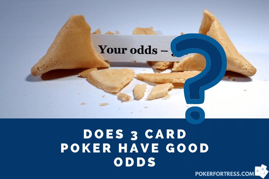 3 card poker odds to win