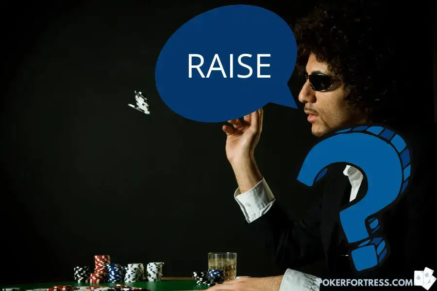 Raising your own bet is an illegal move in poker.