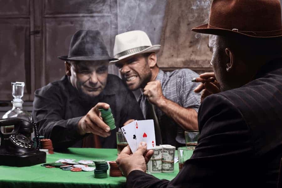 poker players not focused at the game